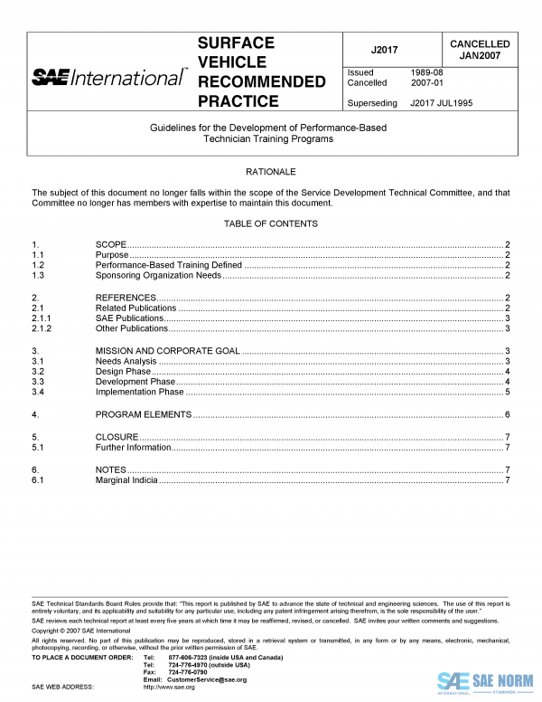 SAE J 2017 Series PDF