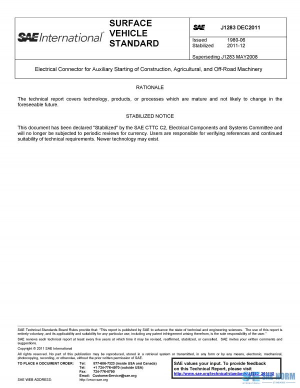 SAE J 1283 Series PDF