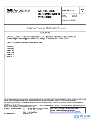 SAE ARP 5285 Series PDF