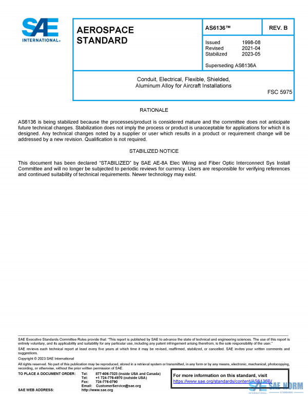 SAE AS 6136 Series PDF