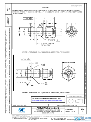 SAE AS 1099 Series PDF