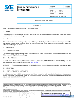 SAE J 1167 Series PDF
