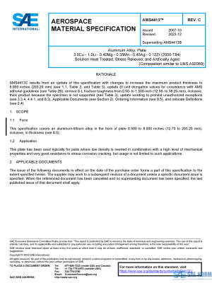 SAE AMS 4413 Series PDF