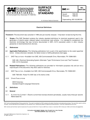 SAE J 831 Series PDF