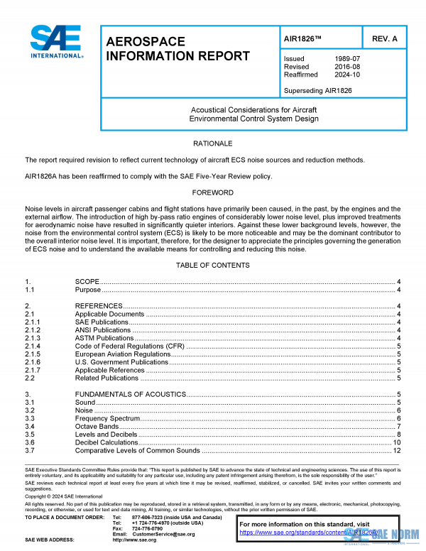 SAE AIR 1826 Series PDF