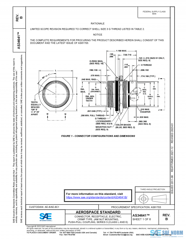 SAE AS 34641 Series PDF