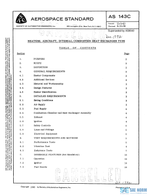 SAE AS 143 Series PDF