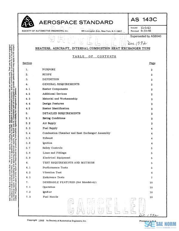 SAE AS 143 Series PDF