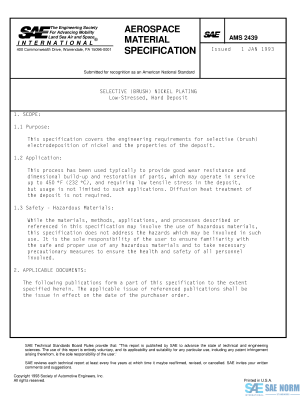 SAE AMS 2439 Series PDF