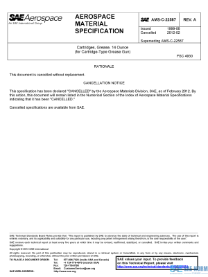 SAE AMSC 22587 Series PDF