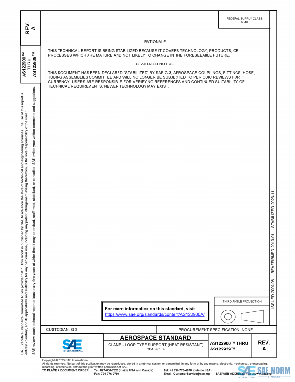 SAE AS 122900 Series PDF