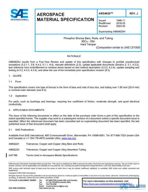 SAE AMS 4625 Series PDF