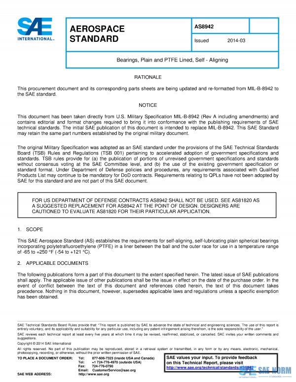 SAE AS 8942 Series PDF