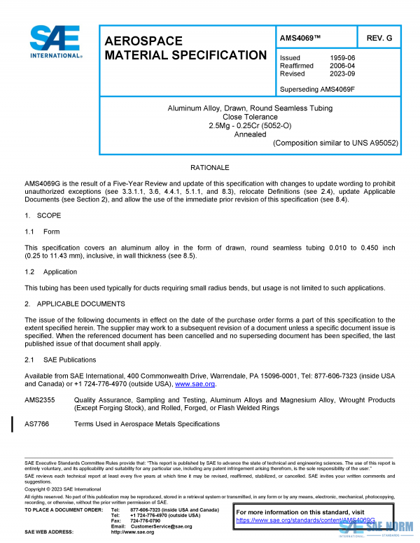 SAE AMS 4069 Series PDF