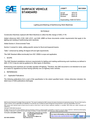 SAE J 1029 Series PDF