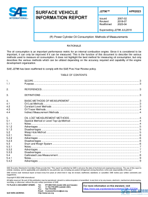 SAE J 2796 Series PDF