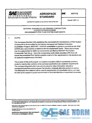 SAE AS 7112 Series PDF