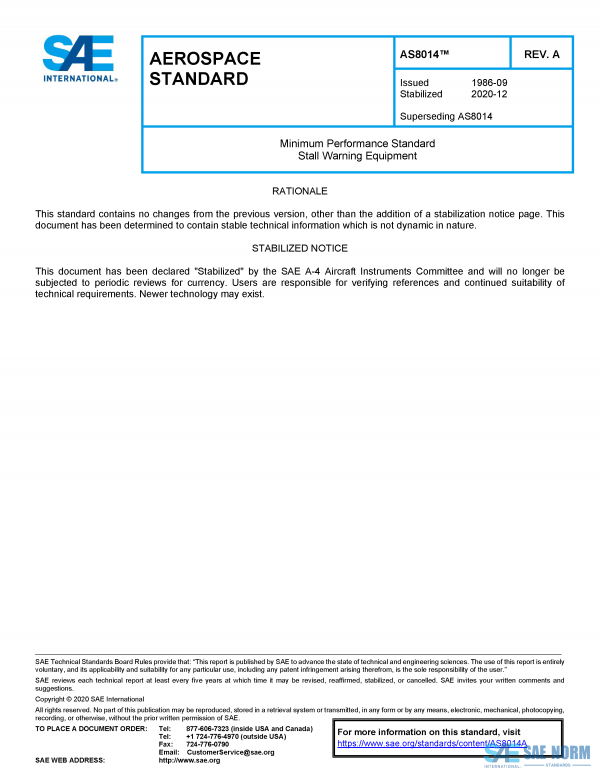 SAE AS 8014 Series PDF
