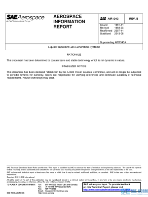 SAE AIR 1343 Series PDF