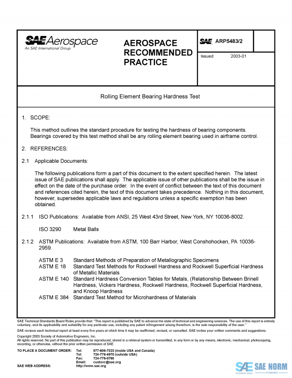 SAE ARP 5483/2 Series PDF