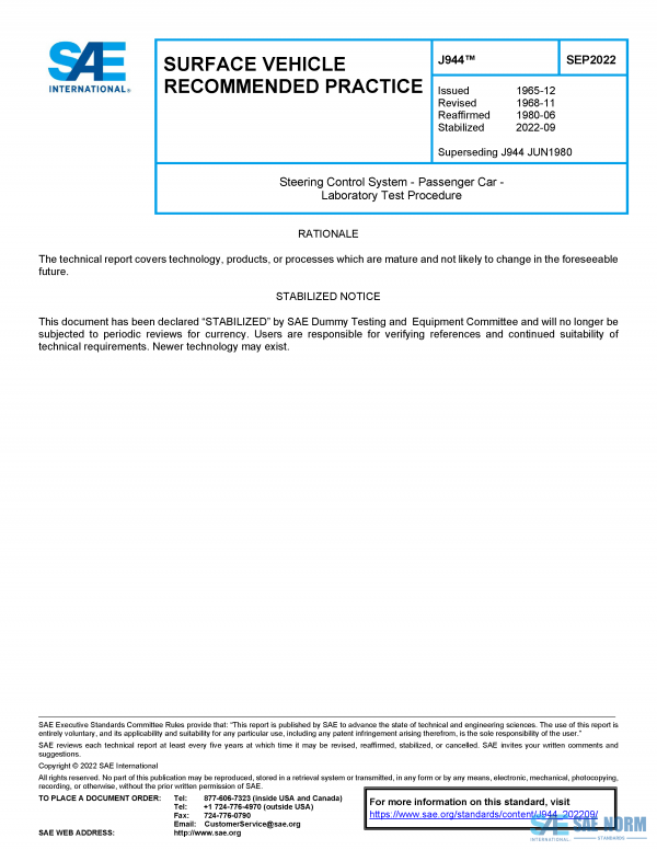 SAE J 944 Series PDF