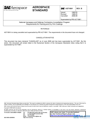 SAE AS 7108/1 Series PDF