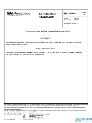 SAE AS 26805 Series PDF