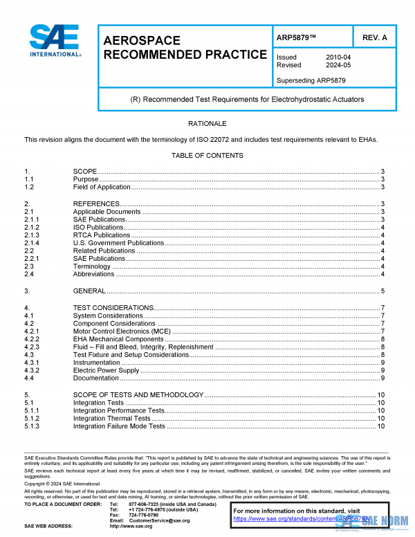 SAE ARP 5879 Series PDF