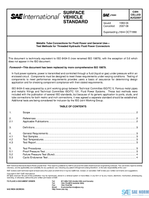 SAE J 1644 Series PDF