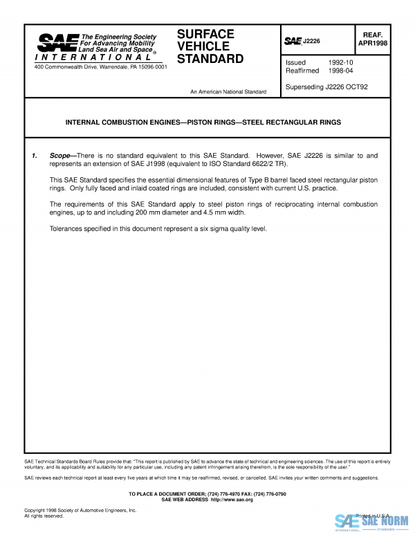 SAE J 2226 Series PDF