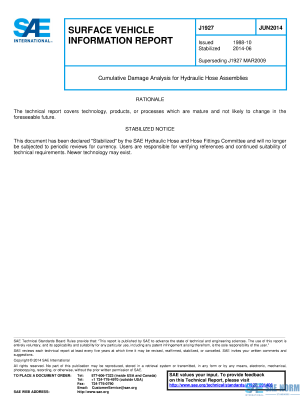 SAE J 1927 Series PDF