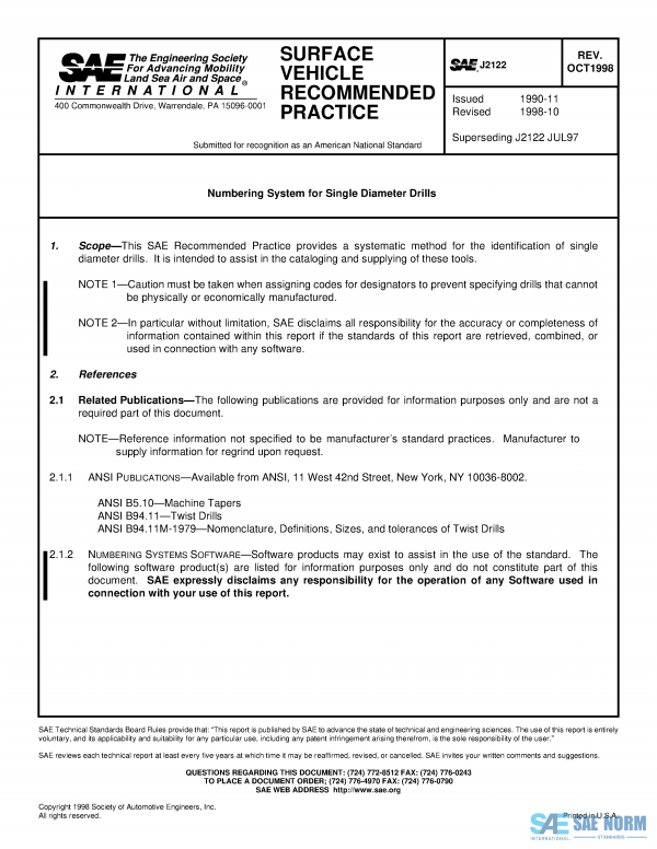 SAE J 2122 Series PDF