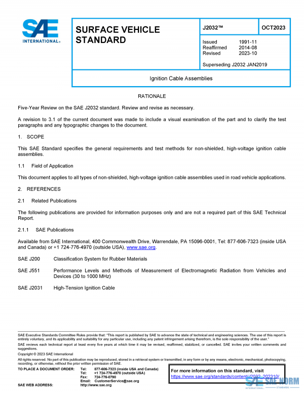 SAE J 2032 Series PDF
