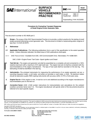 SAE J 1444 Series PDF