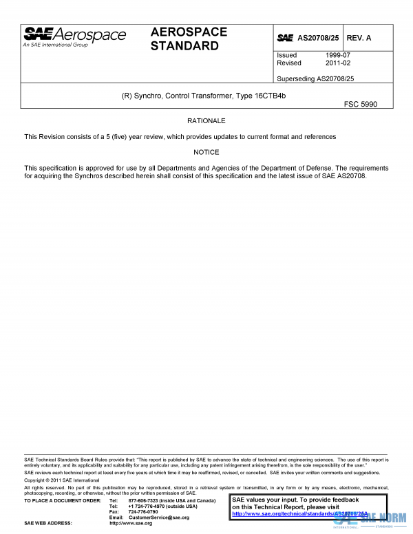 SAE AS 20708/25 Series PDF