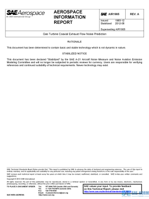 SAE AIR 1905 Series PDF