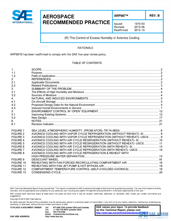 SAE ARP 987 Series PDF