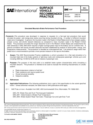 SAE J 1247 Series PDF