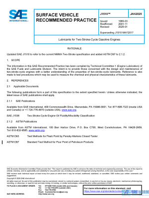 SAE J 1510 Series PDF