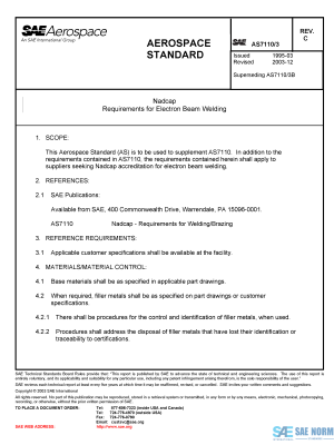 SAE AS 7110/3 Series PDF