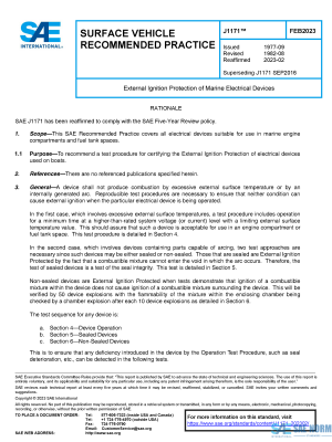 SAE J 1171 Series PDF