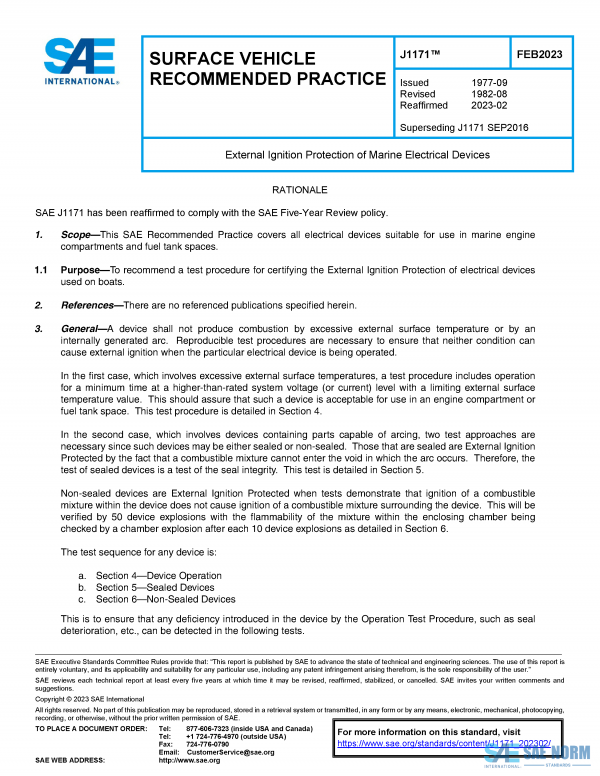SAE J 1171 Series PDF