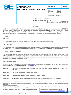 SAE AMS 4941 Series PDF