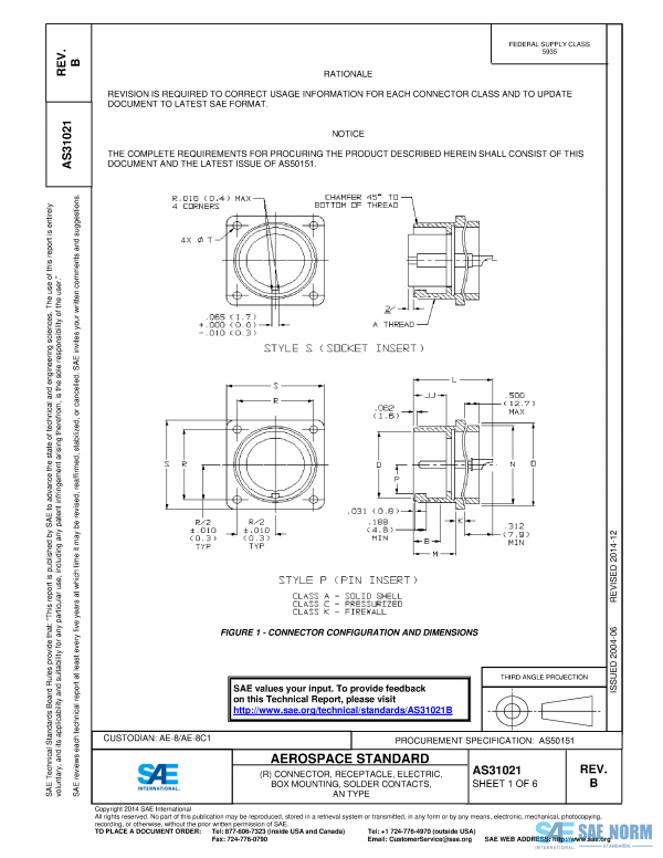 SAE AS 31021 Series PDF