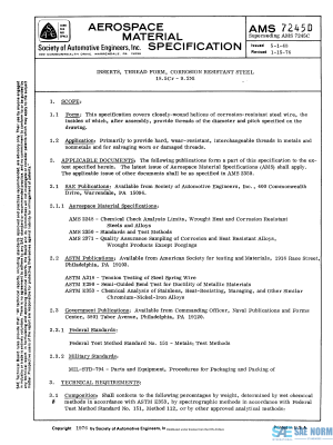 SAE AMS 7245 Series PDF