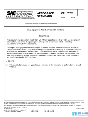 SAE AS 6625 Series PDF