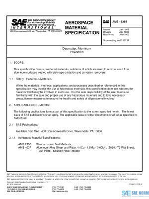 SAE AMS 1625 Series PDF