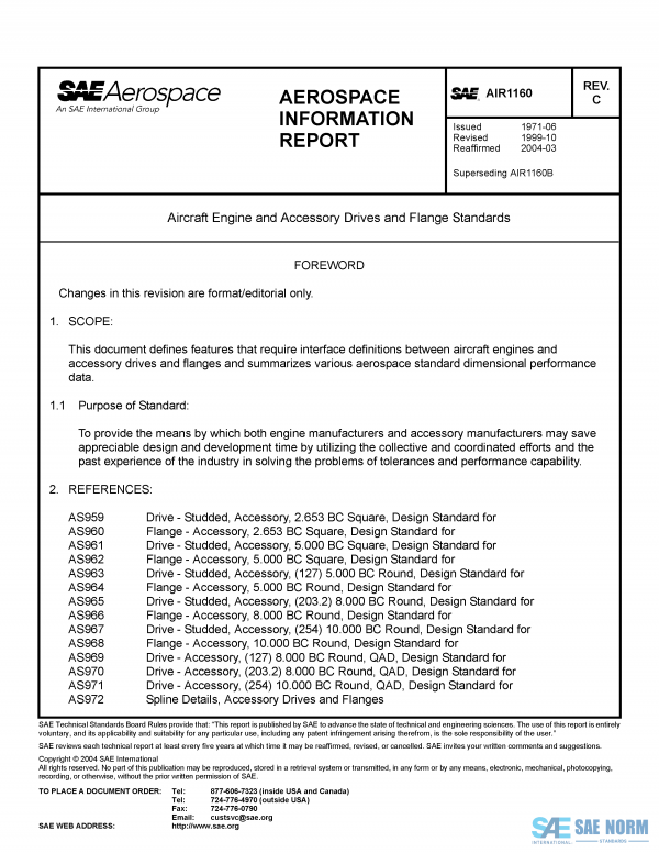 SAE AIR 1160 Series PDF