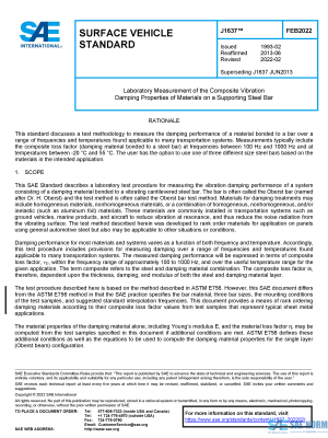 SAE J 1637 Series PDF