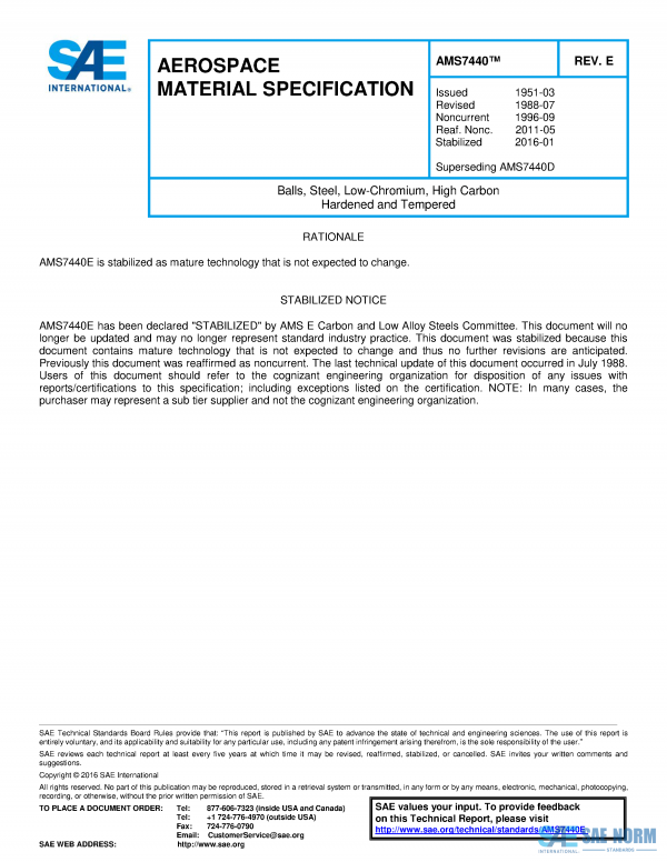 SAE AMS 7440 Series PDF